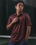 Men's Center Court Polo in Clay