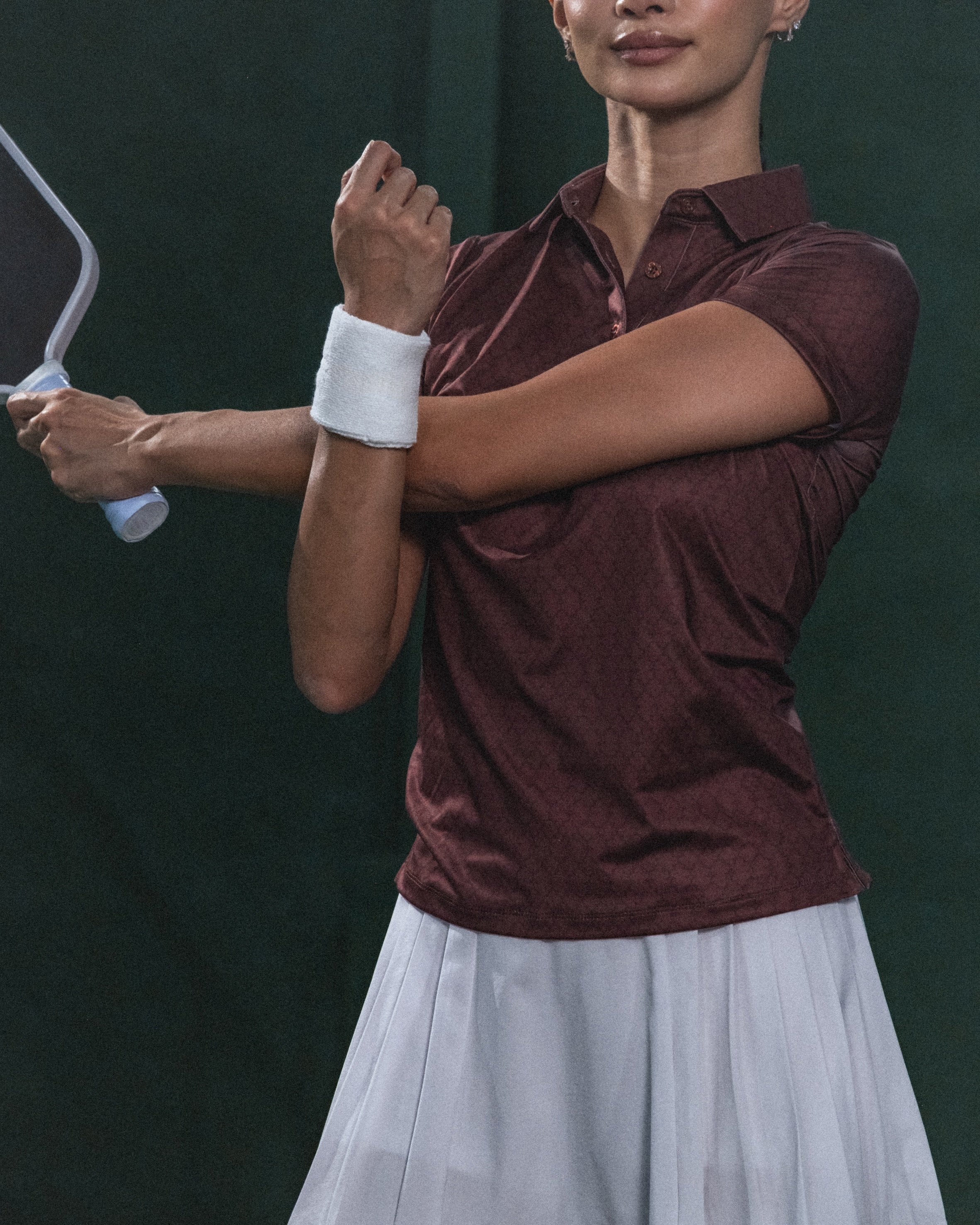Women's Center Court Polo in Clay