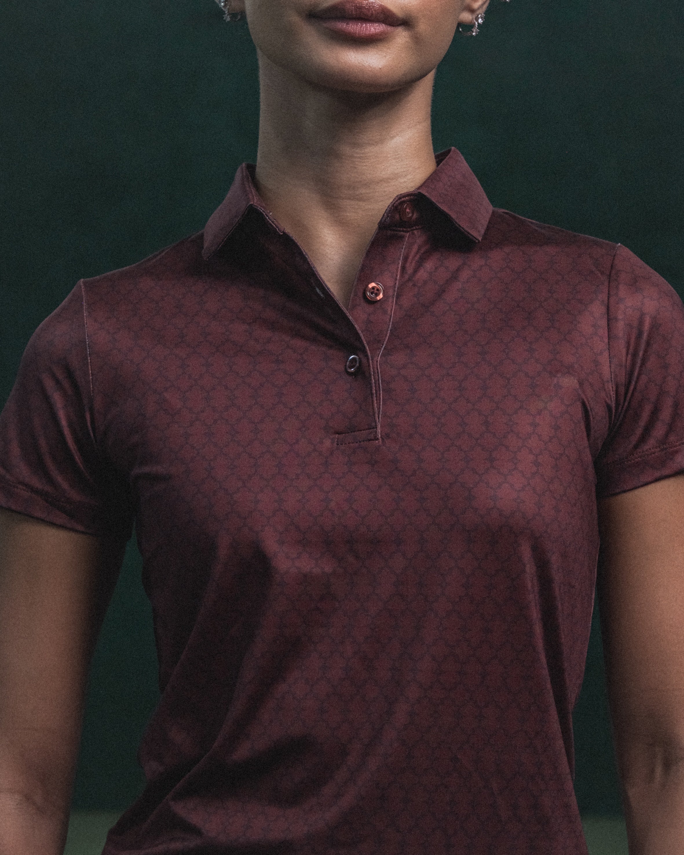 Women's Center Court Polo in Clay