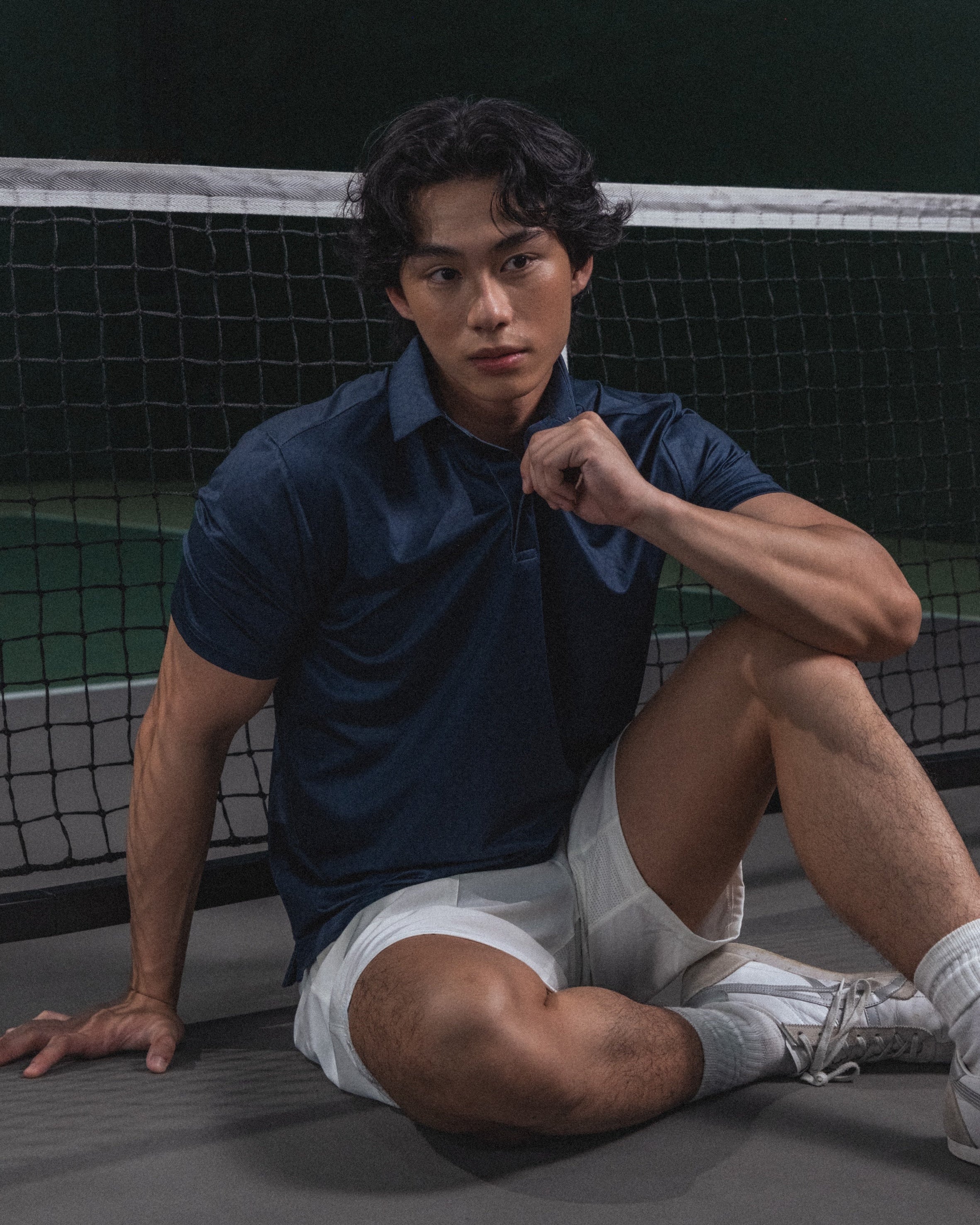 Men's Center Court Polo in Slate