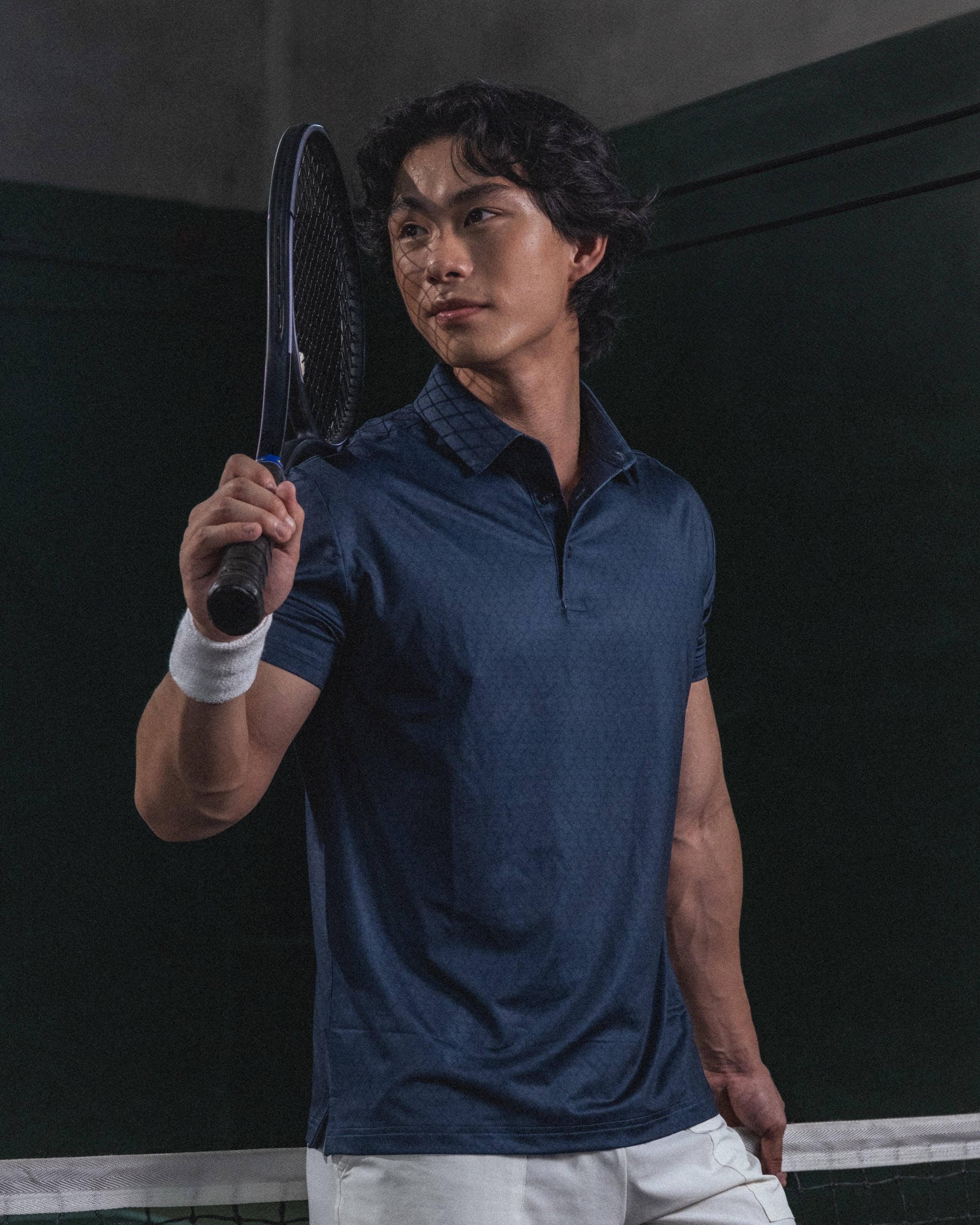 Men's Center Court Polo in Slate