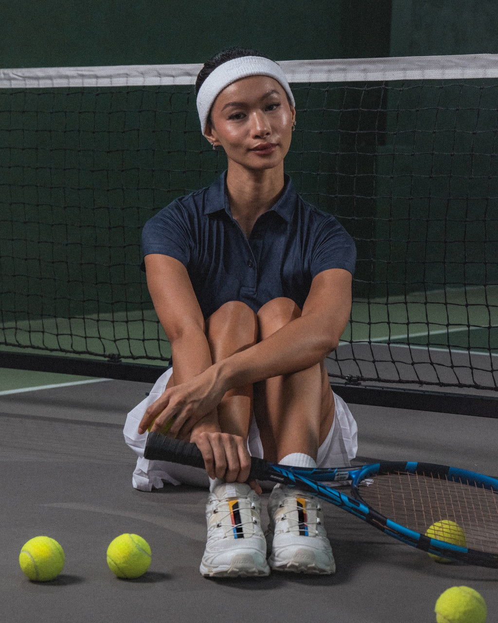 Women's Center Court Polo in Slate