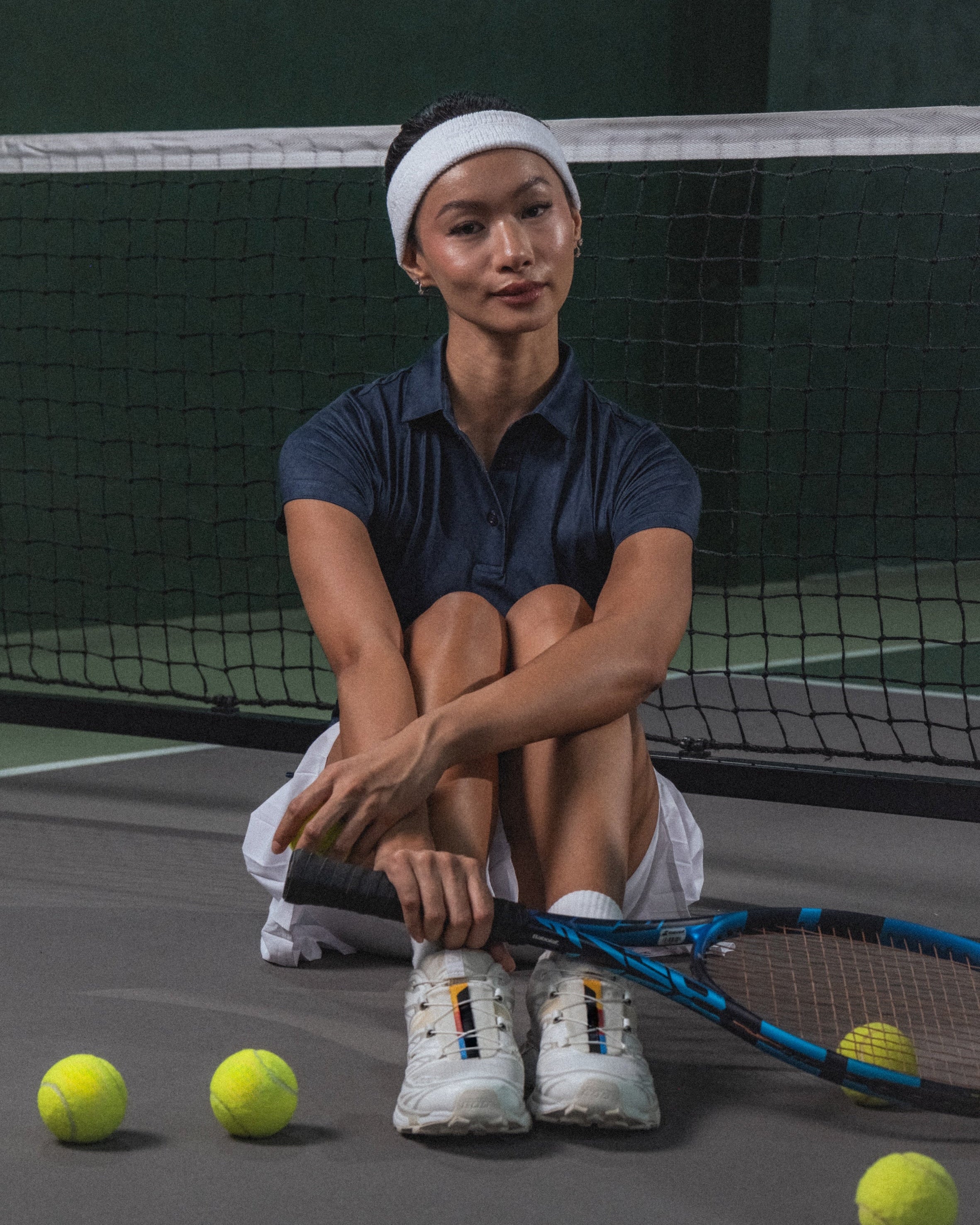 Women's Center Court Polo in Slate